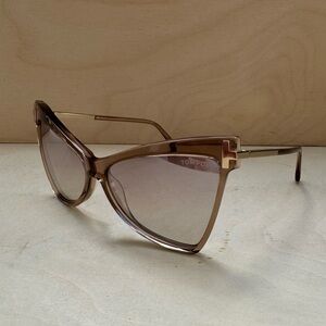 NEW Authentic Tom Ford Brown Cat-Eye Sunglasses
